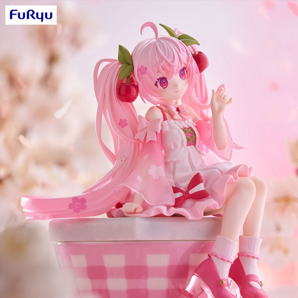 FuRyu Hatsune Miku Sakura Miku 2025 Noodle Stopper Figure
